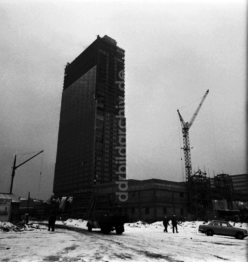 DDR-Bildarchiv: Berlin - Baustelle am Alexanderplatz