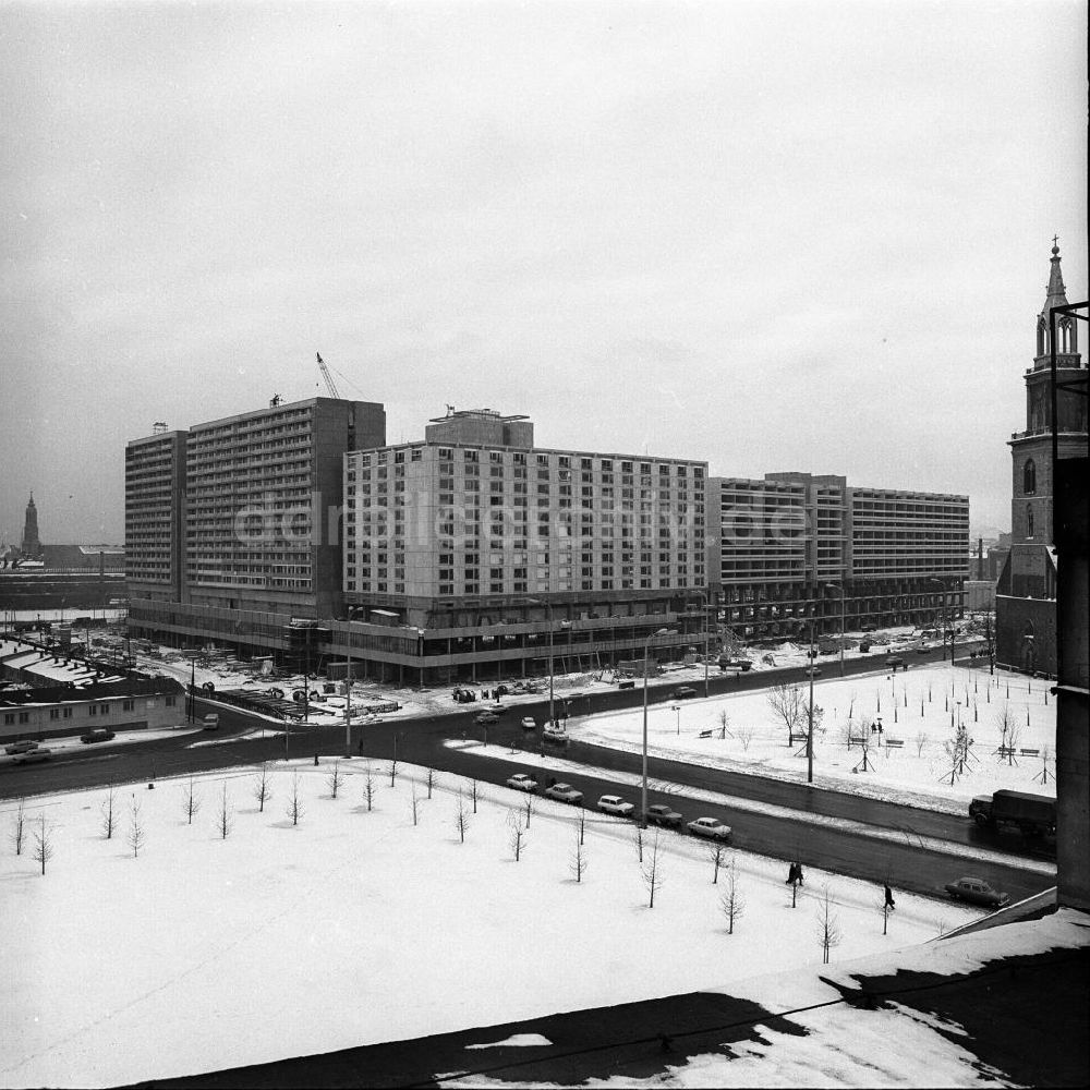 DDR-Bildarchiv: Berlin - Baustelle Berliner Stadtzentrum