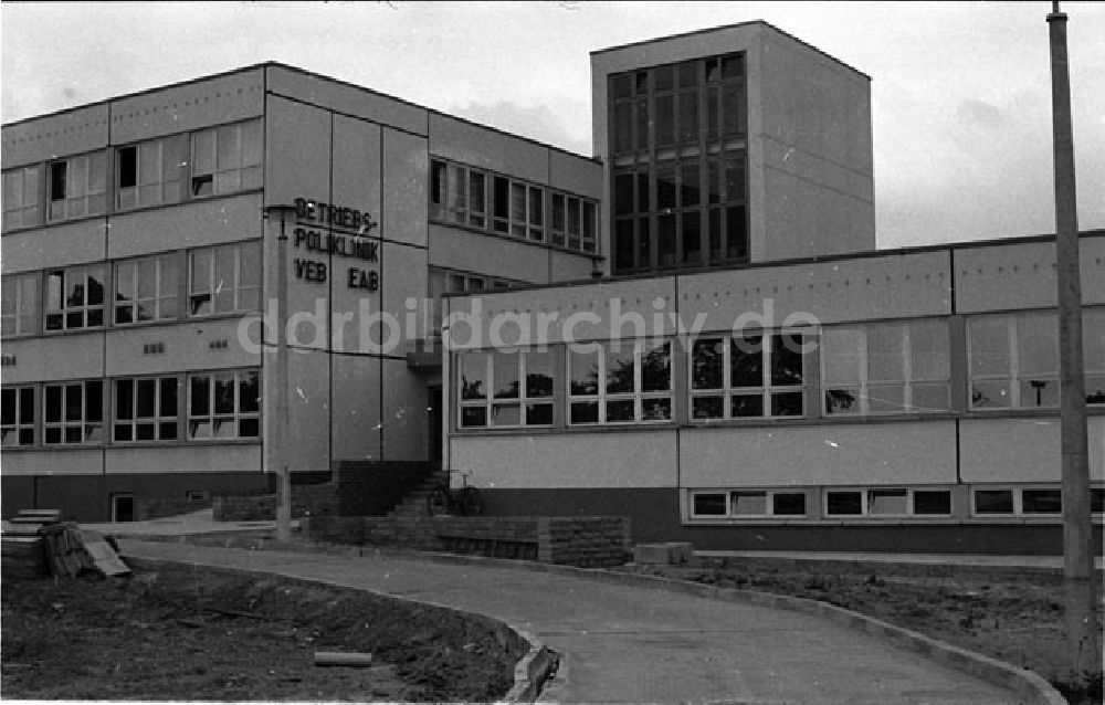 DDR-Bildarchiv: Berlin - Berlin Außenansicht Betriebspoliklinik EAB Foto: Bonitz Nr.: 640