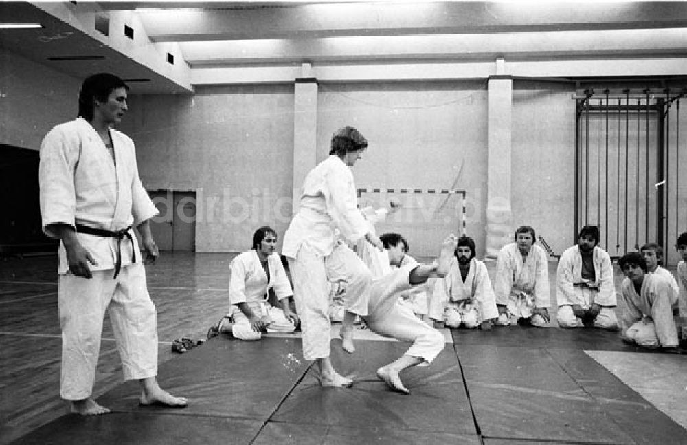 Berlin: 20.04.79 Berlin BSG-WBK-Sektion Judo beim Training Foto: Bonitz Nr.: 375