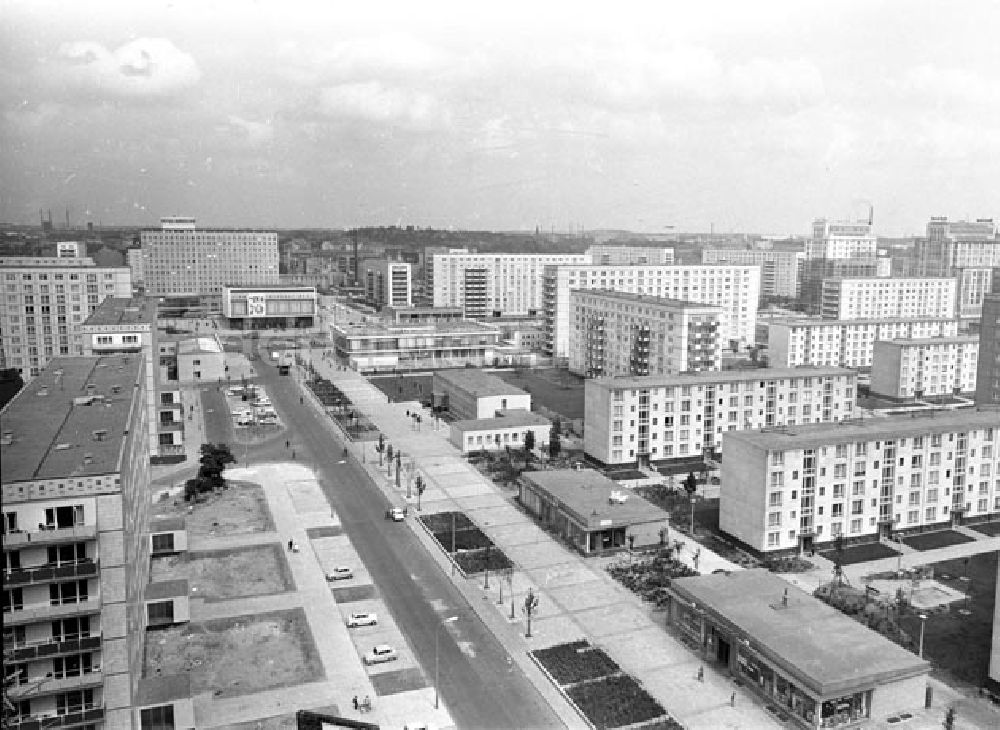 Berlin: 1965 Blick vom Punkthaus Berlin Foto: Schönfeld