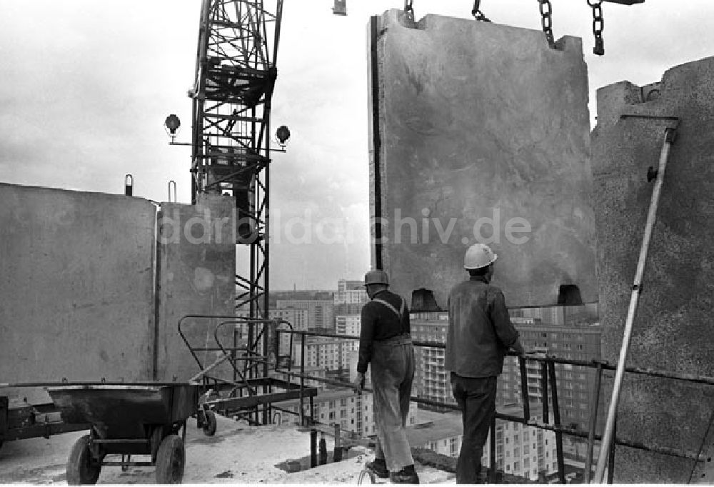 DDR-Bildarchiv: Berlin - 1965 Blick vom Punkthaus Berlin Foto: Schönfeld