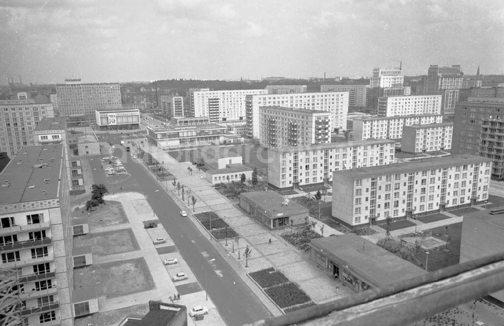 DDR-Fotoarchiv: Berlin - Blick vom Punkthaus Berlin nachgezogen 1965 Umschlagsnr.: 1965-49