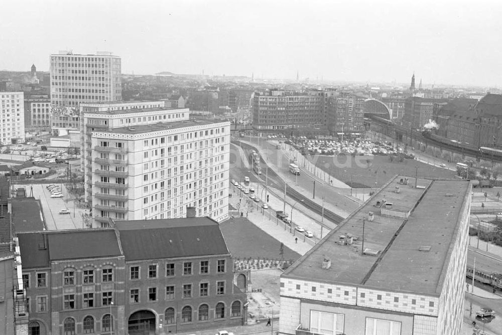 DDR-Bildarchiv: Berlin - Blick vom Punkthaus Berlin nachgezogen 1965 Umschlagsnr.: 1965-49