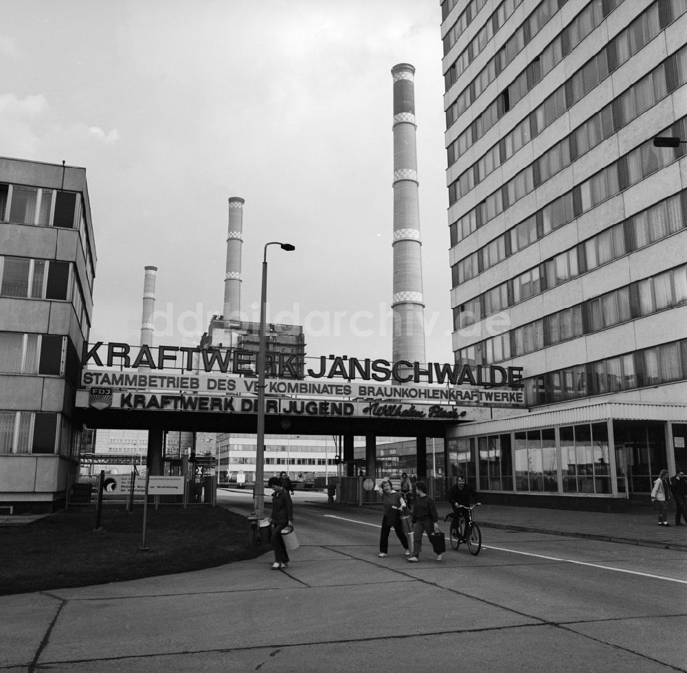 DDR-Bildarchiv: Jänschwalde - Das Kraftwerk Jänschwalde in Brandenburg