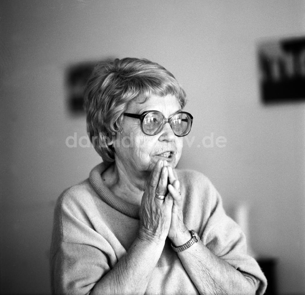 Ddr Fotoarchiv Berlin Ddr Elfriede Brüning 1985