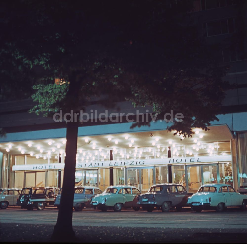 DDR-Fotoarchiv: Leipzig - DDR - Hotel Stadt Leipzig 1966