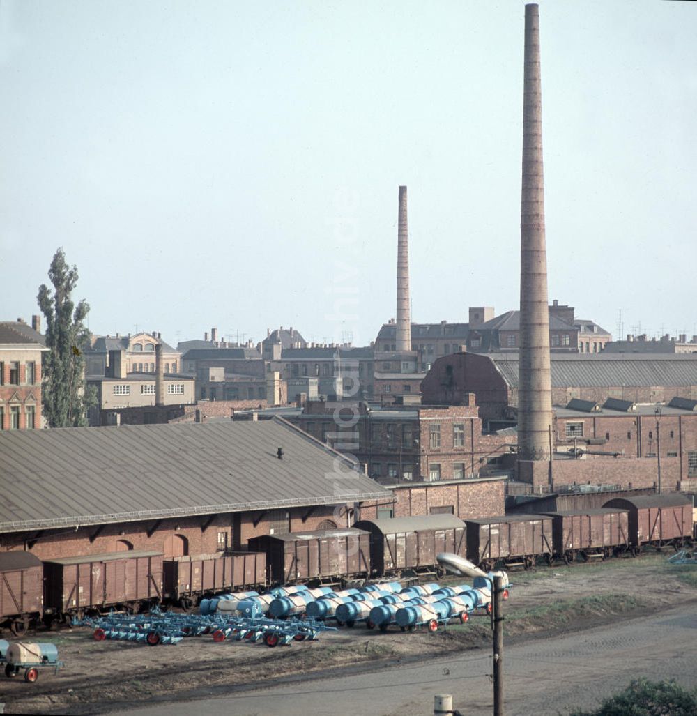 Leipzig: DDR - Industriegemeinde Plagwitz / Leipzig 1968