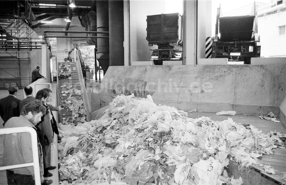 Berlin: Eröffnung Alba-Recycling, Westberlin 15.10.1992