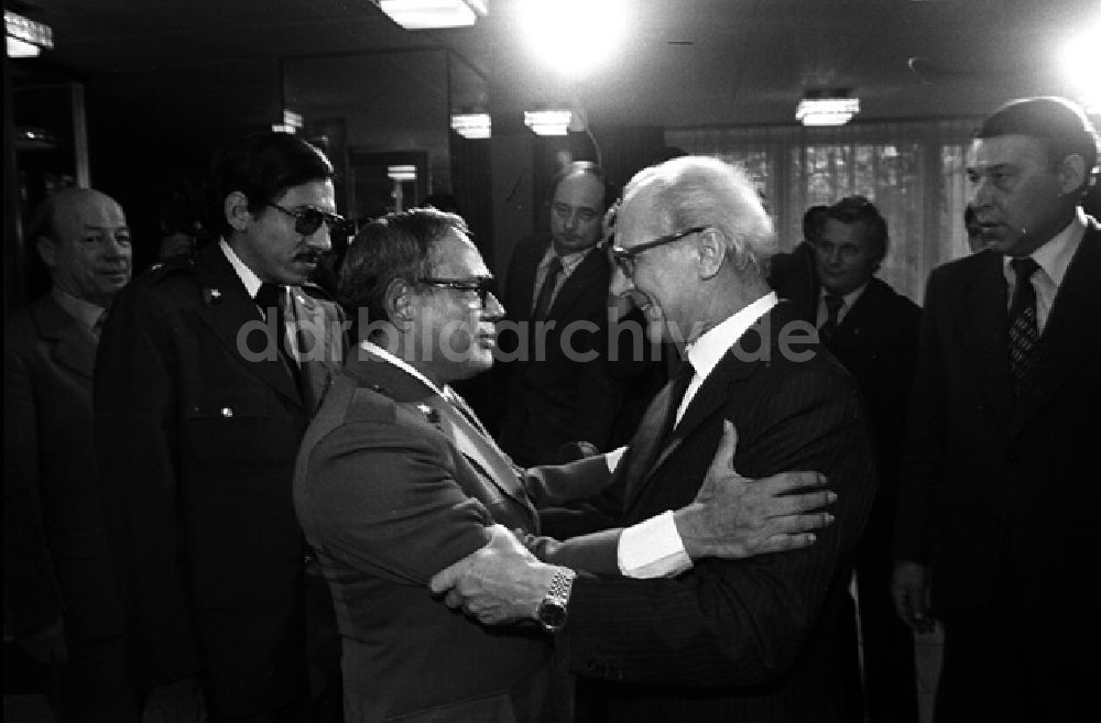 Berlin: Erich Honecker empfängt Delegation aus Nikaragua
