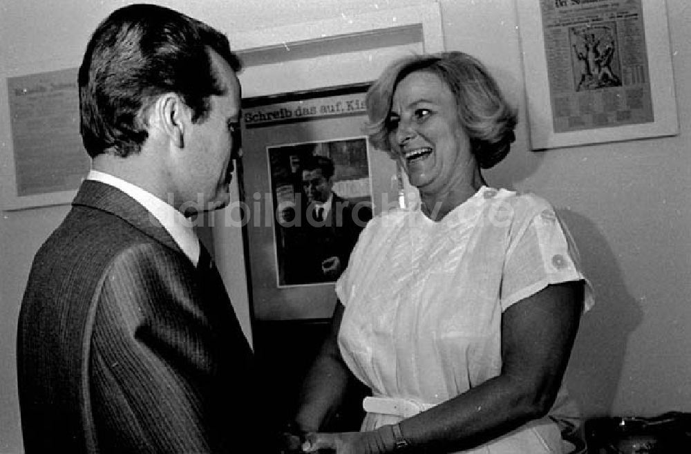 DDR-Bildarchiv: Berlin - 29.05.1986 50. Geburtstag von Brigitte Habraheck.