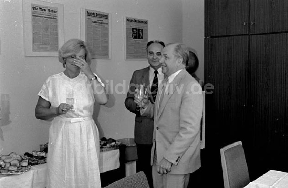 DDR-Bildarchiv: Berlin - 29.05.1986 50. Geburtstag von Brigitte Habraheck.