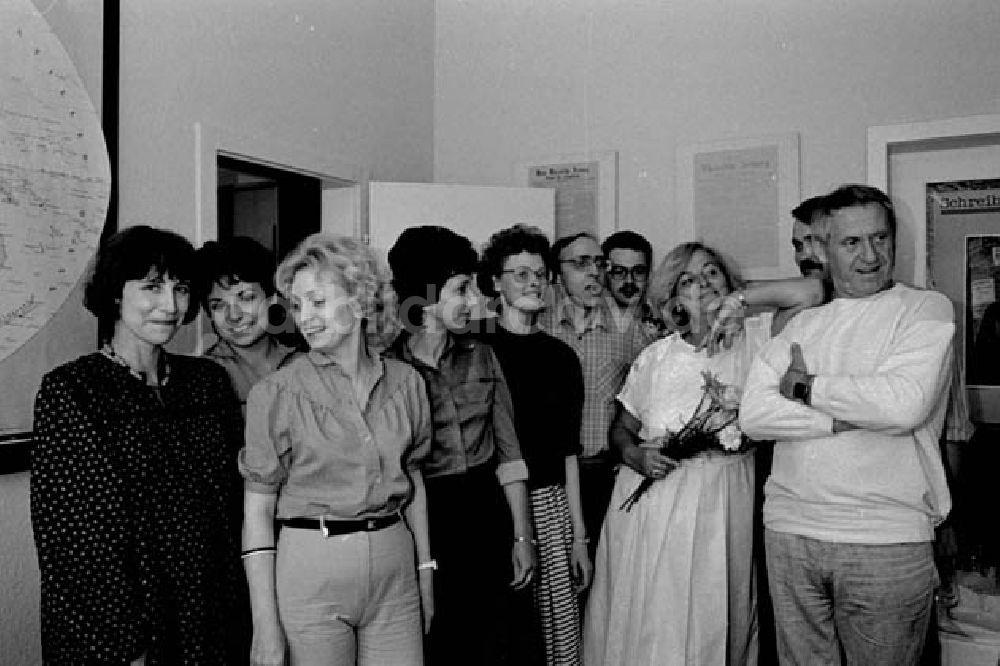 DDR-Fotoarchiv: Berlin - 29.05.1986 50. Geburtstag von Brigitte Habraheck.