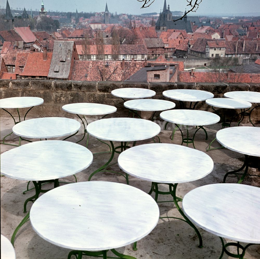 DDR-Fotoarchiv: Quedlinburg - Historische Altstadt im Zentrum in Quedlinburg in der DDR