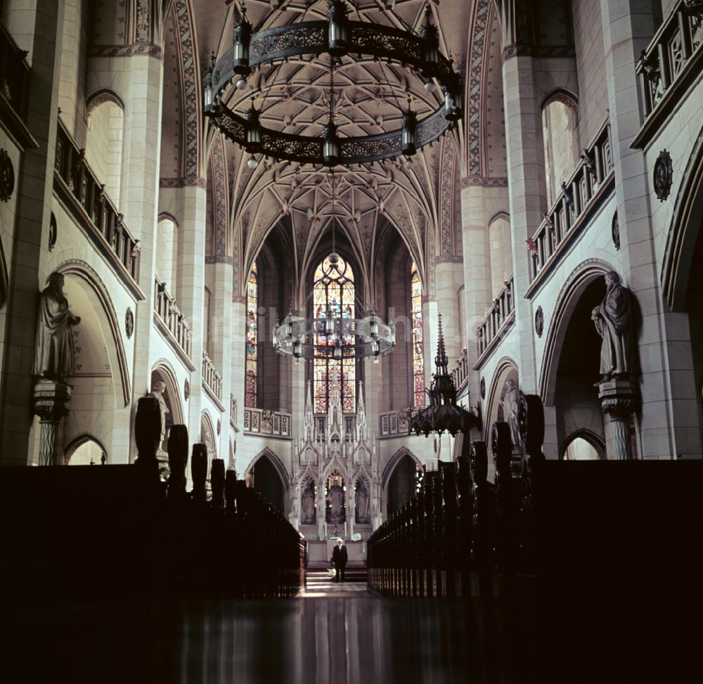 Lutherstadt Wittenberg: Kirchenbauwerk in Lutherstadt Wittenberg in der DDR