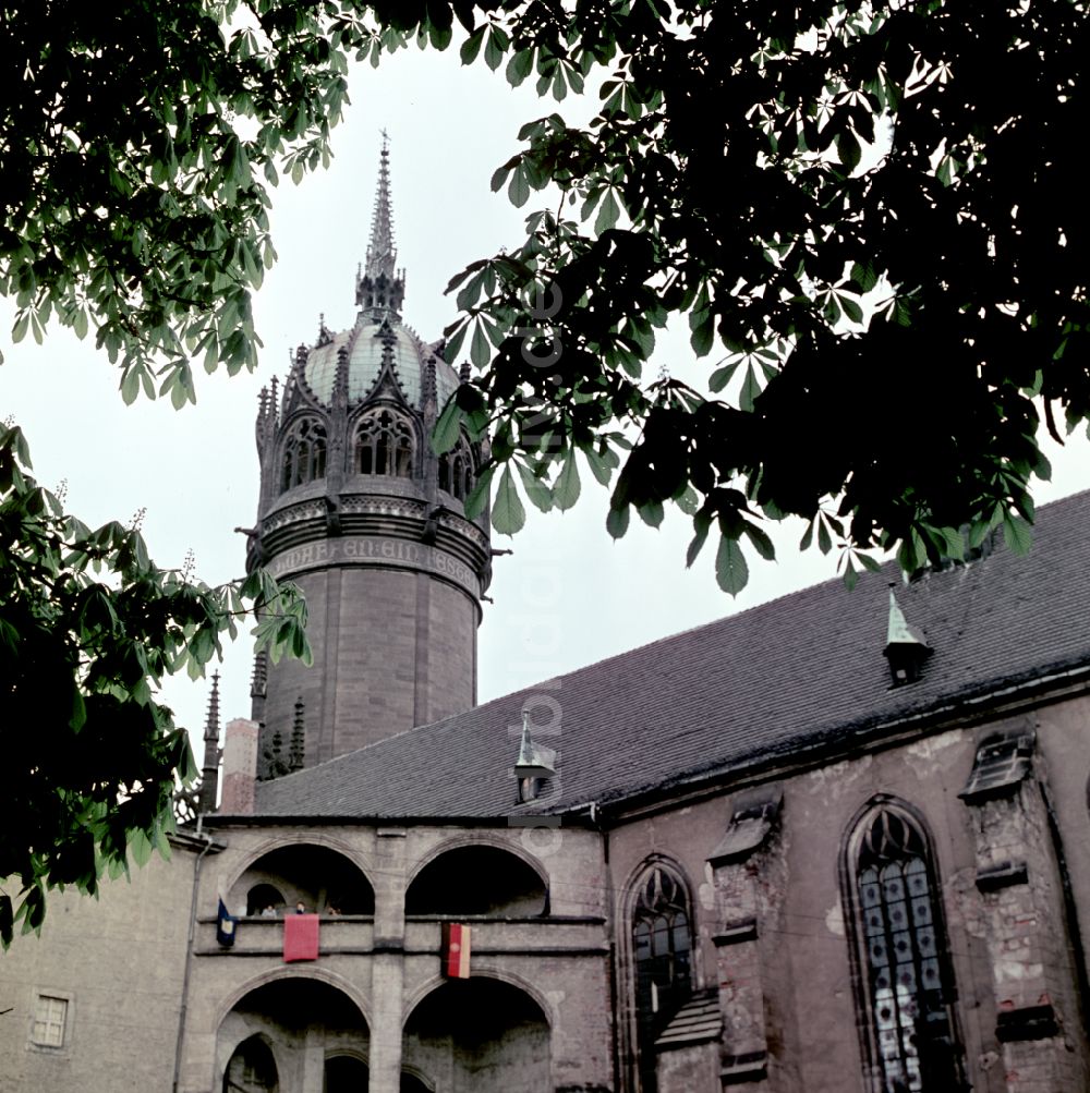 Lutherstadt Wittenberg: Kirchenbauwerk in Lutherstadt Wittenberg in der DDR