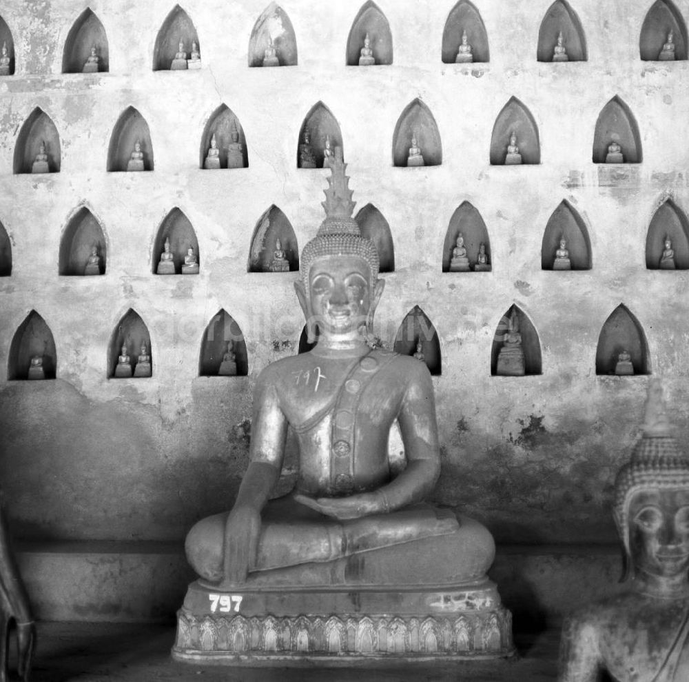 DDR-Bildarchiv: Vientiane - Laos historisch - Wat Si Saket in Vientiane 1976