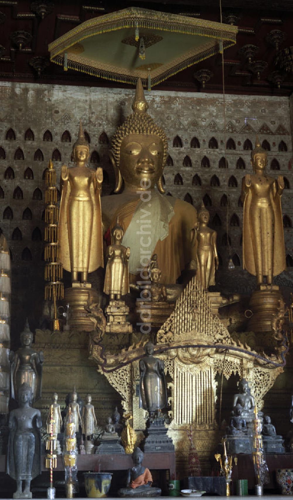 DDR-Fotoarchiv: Vientiane - Laos historisch - Wat Si Saket in Vientiane 1976