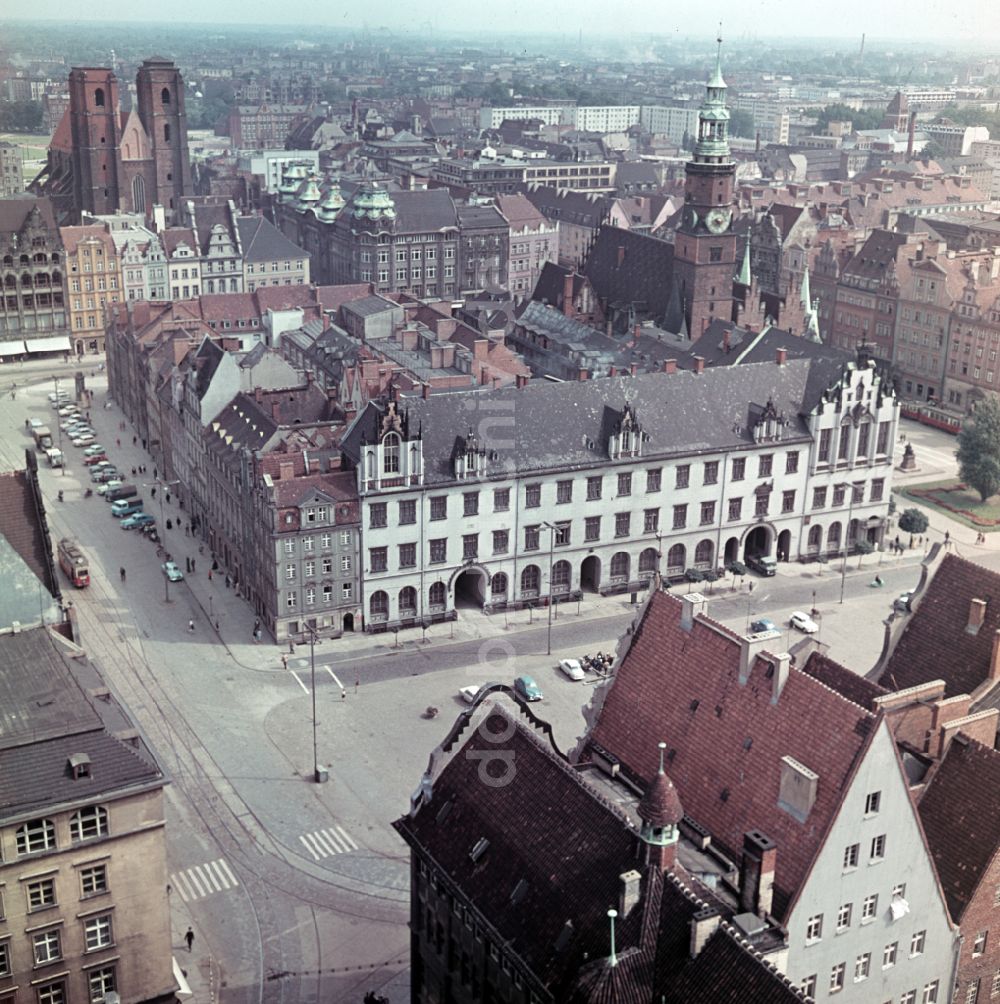 DDR-Bildarchiv: Wroclaw - Breslau - Marktplatz in Wroclaw - Breslau in Polen