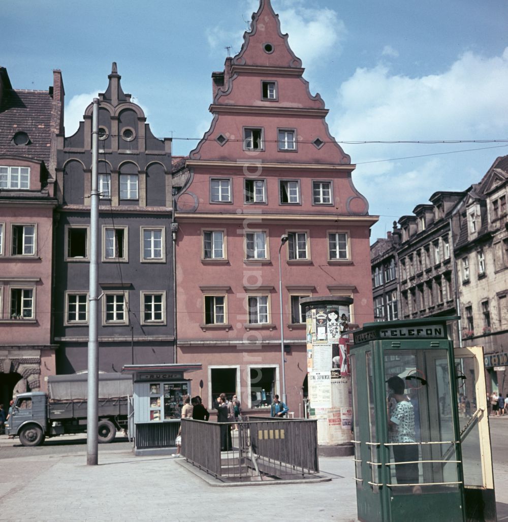 Wroclaw - Breslau: Marktplatz in Wroclaw - Breslau in Polen