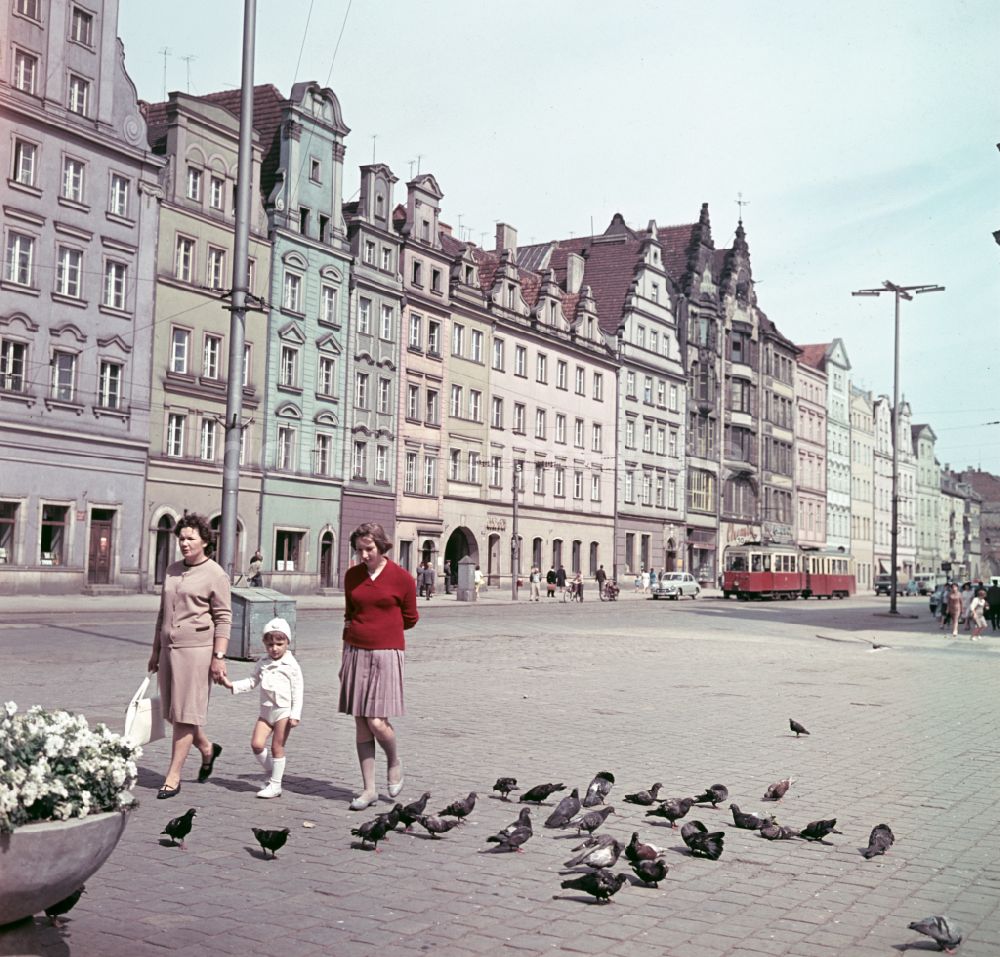 Wroclaw - Breslau: Marktplatz in Wroclaw - Breslau in Polen