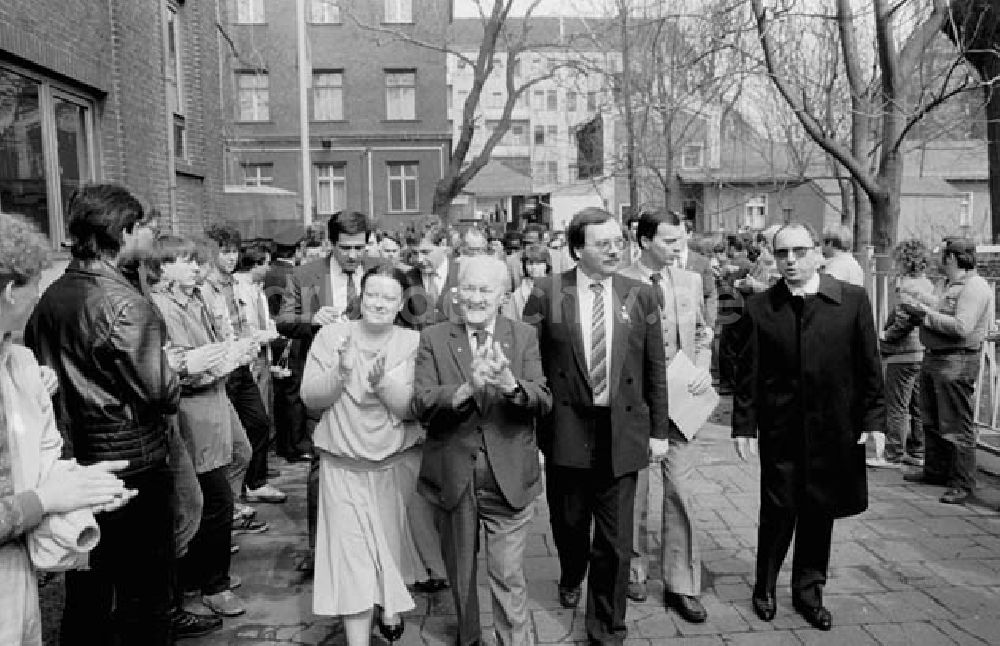 Berlin: 18.04.1986 Meeting RAW Franz Stenzer Berlin.