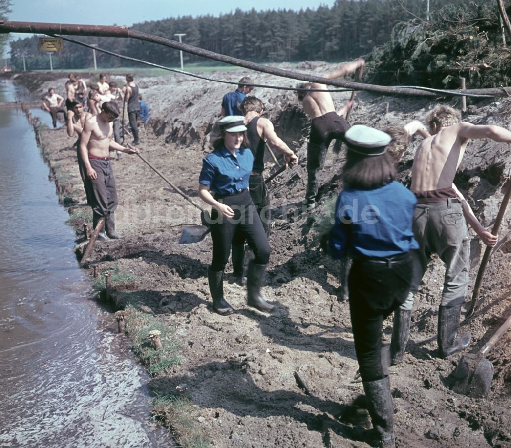 DDR-Fotoarchiv: Nauen - Melioration in Nauen in der DDR