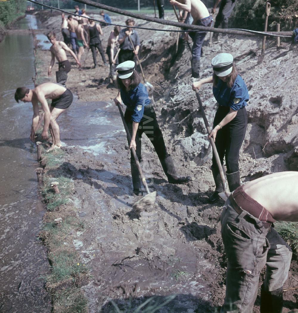 DDR-Bildarchiv: Nauen - Melioration in Nauen in der DDR