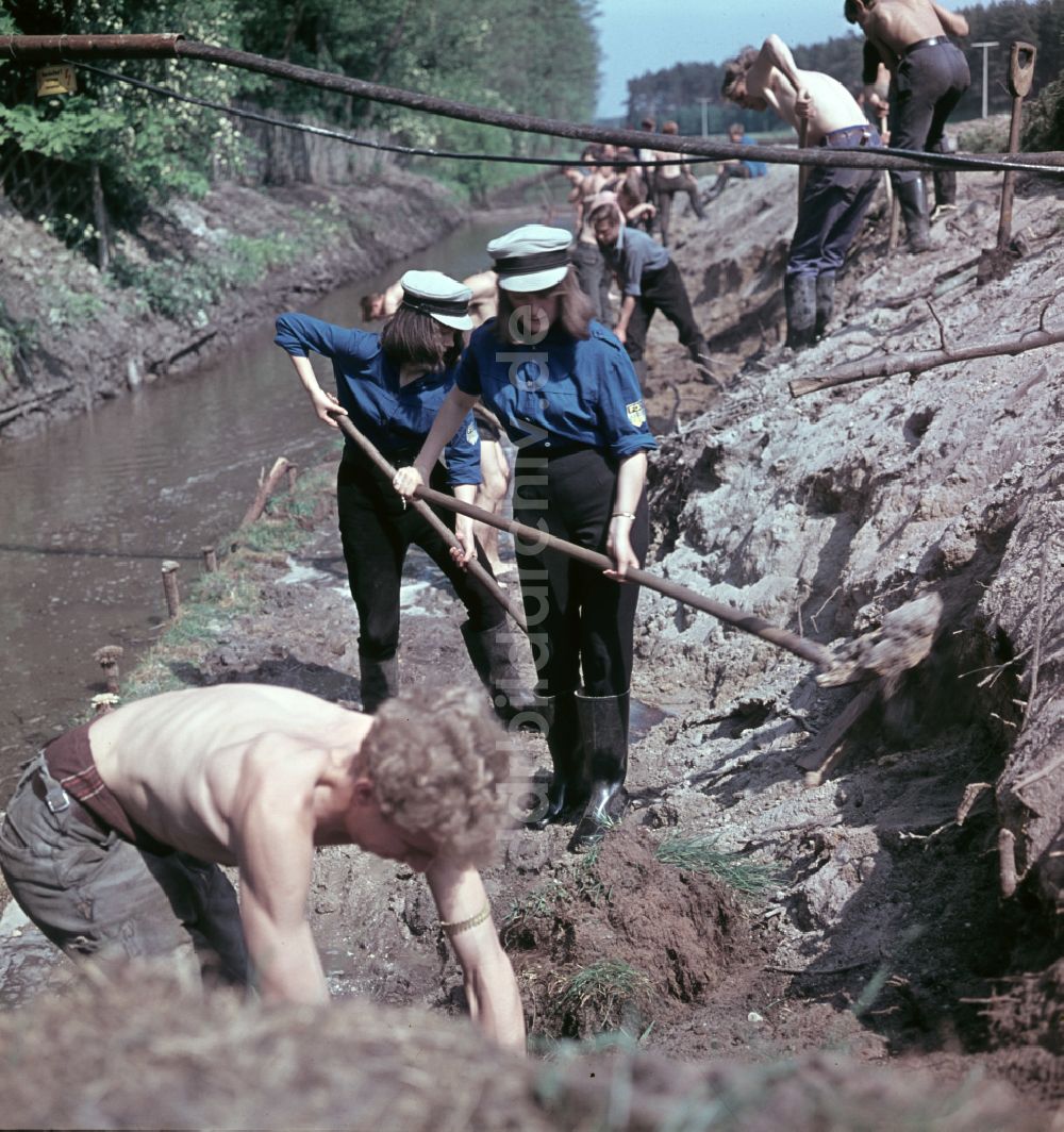 DDR-Fotoarchiv: Nauen - Melioration in Nauen in der DDR