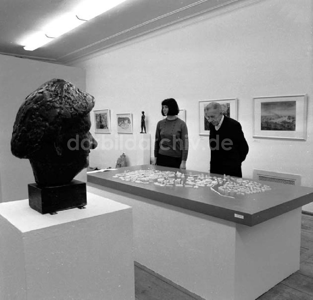 Berlin: Märkisches Museum Modell des Stadtzentrums in einer neu eingerichteten Abteilung Foto: Schönfeld