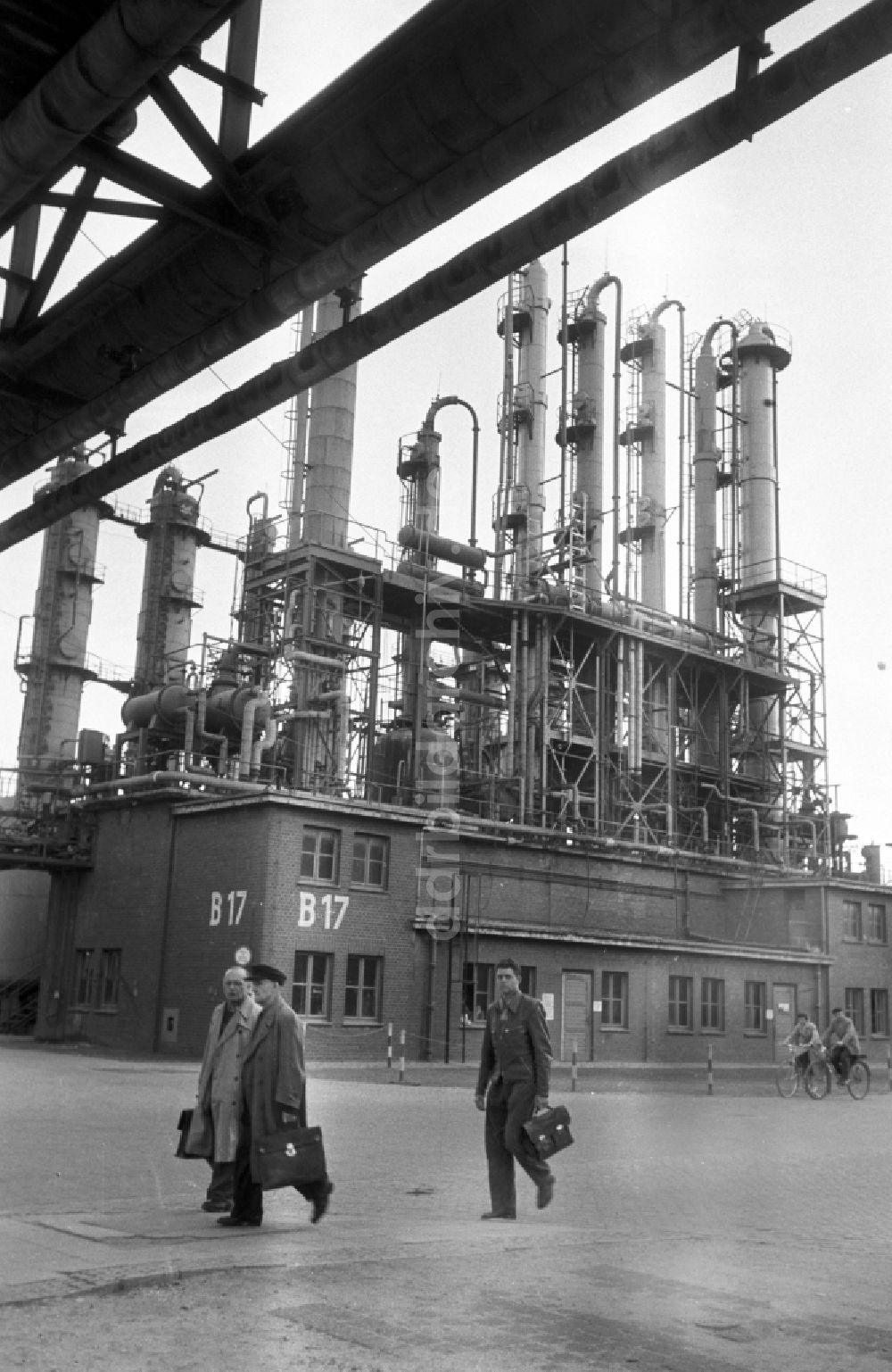 DDR-Fotoarchiv: Schkopau - Produktionsstätte des VEB Chemische Werke Buna Schkopau in Schkopau in der DDR