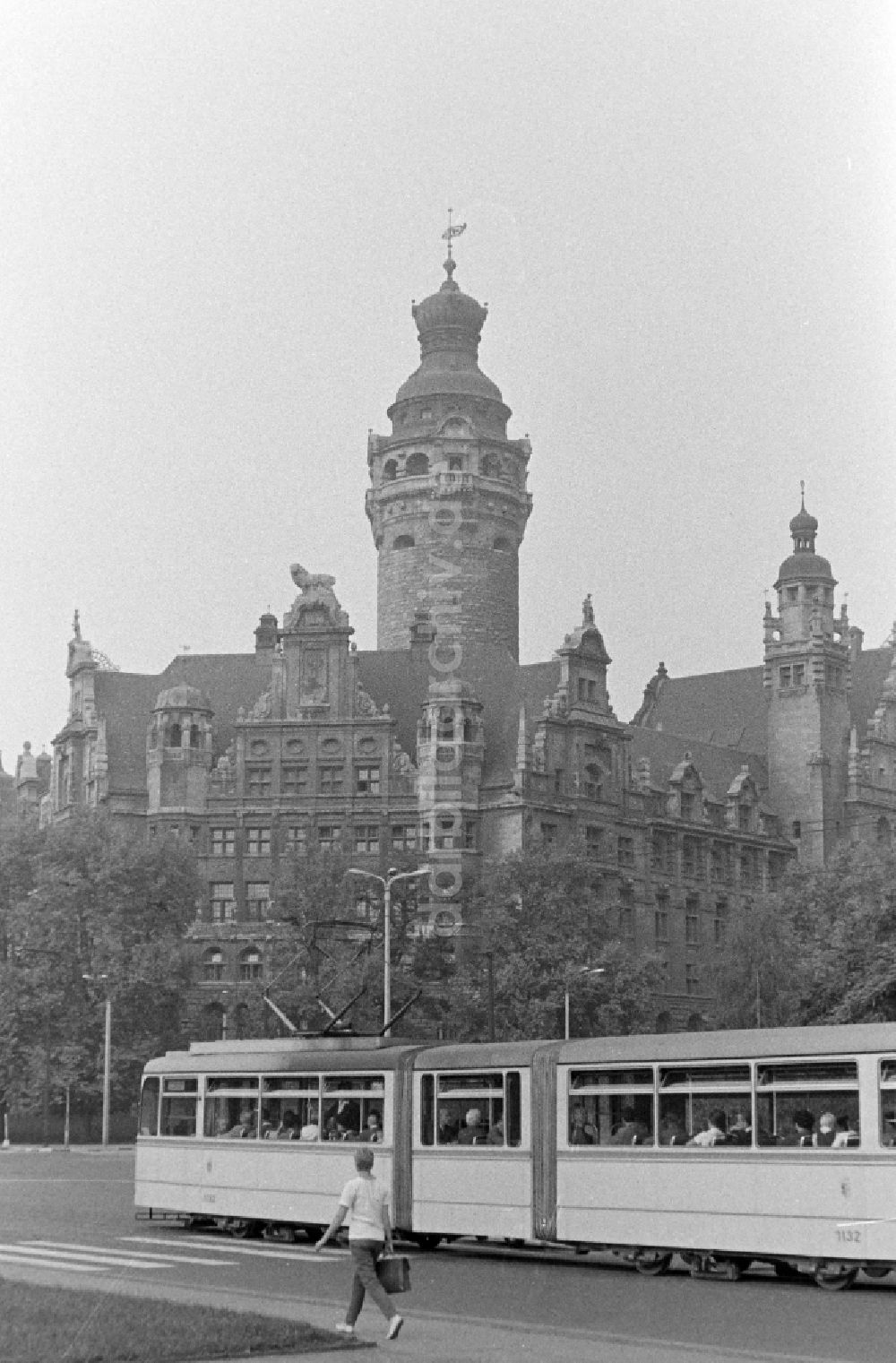 DDR-Bildarchiv: Leipzig - Rathausgebäude in Leipzig in der DDR