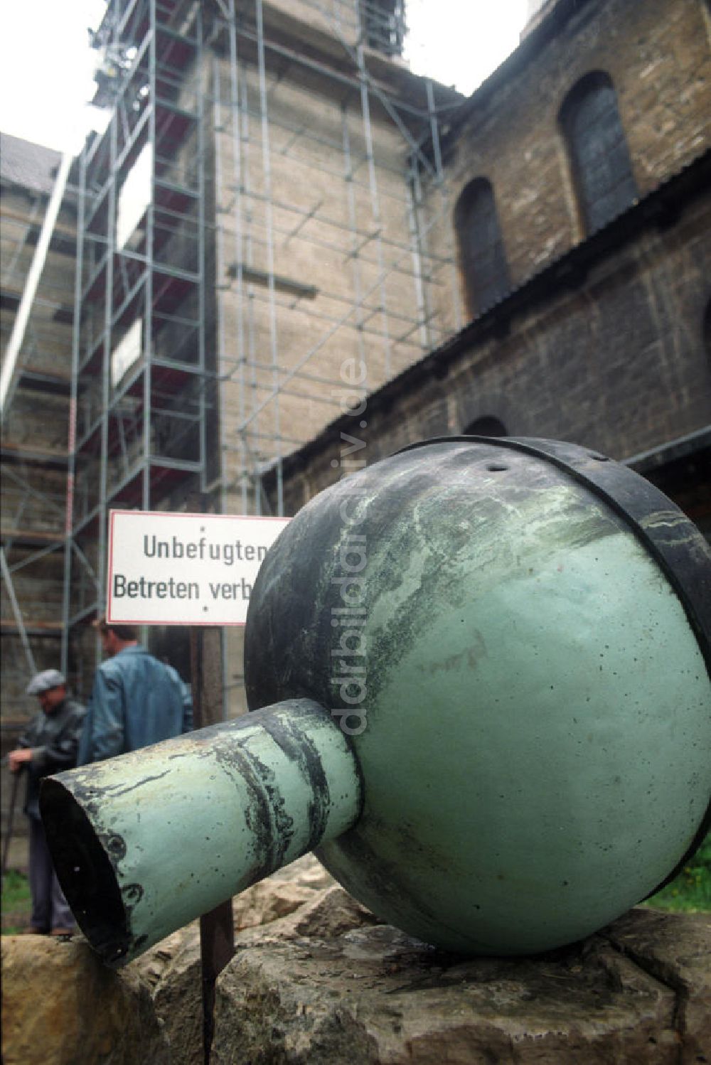 DDR-Bildarchiv: Halberstadt - Rekonstruktionsarbeiten an der Liebfrauenkirche zu Halberstadt
