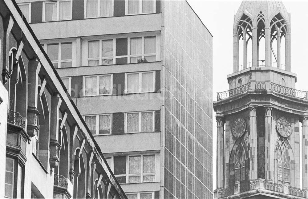 DDR-Fotoarchiv: Berlin - Rosenstraße Berlin-Mitte mit St. Marien-Kirche 24.02.1993