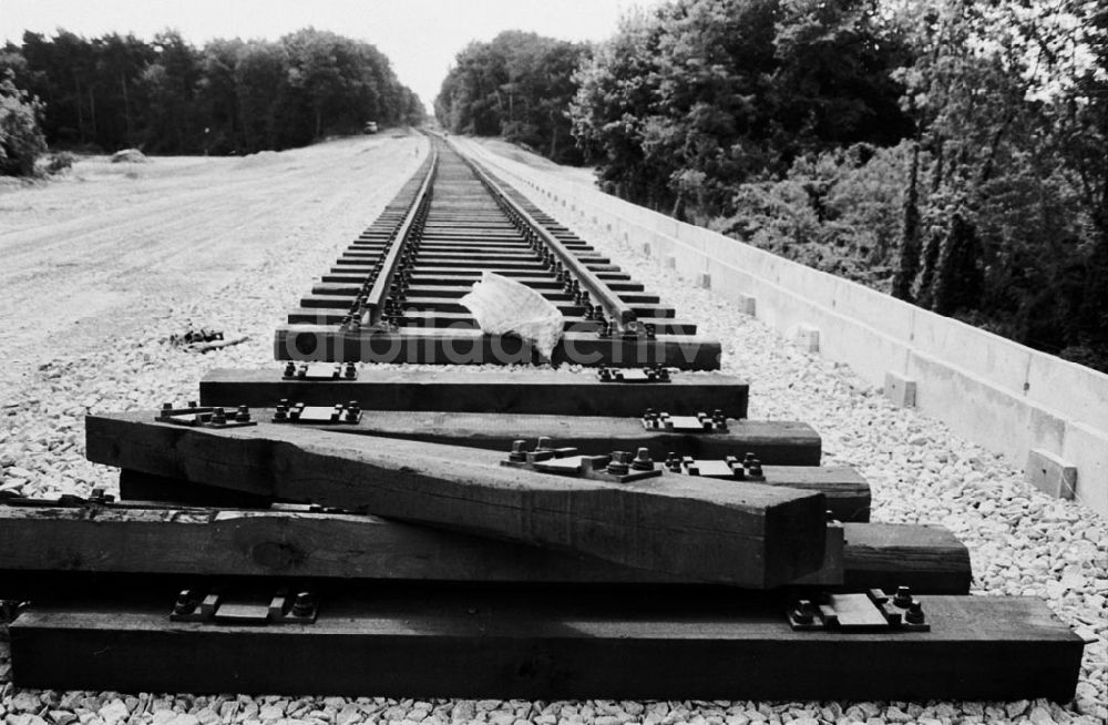 Hohenneuendorf: S-Bahnbau an der F 96 in Hohenneuendorf Foto: Winkler Umschlagnummer: 557