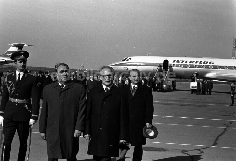 DDR-Fotoarchiv: Moskva - Moskau - Staatsakt und Empfang Erich Honeckers und der Regierungsdelegation der DDR in Moskva - Moskau in Russland