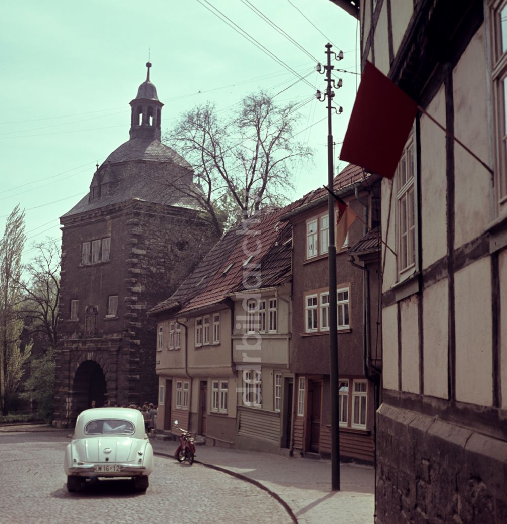 DDR-Bildarchiv: Mühlhausen - Stadtansicht Am Frauentor in Mühlhausen in Thüringen in der DDR