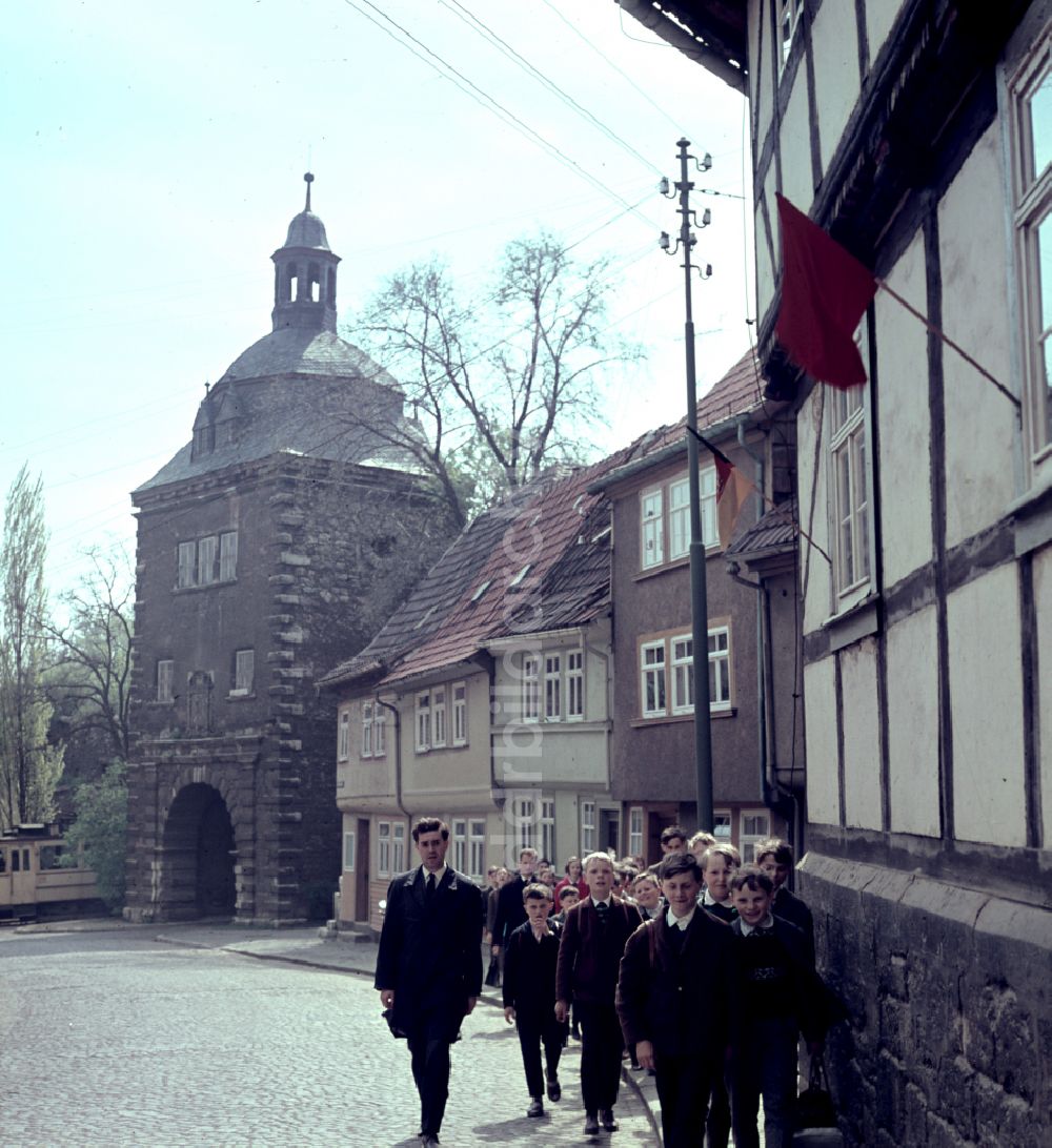 DDR-Fotoarchiv: Mühlhausen - Stadtansicht Am Frauentor in Mühlhausen in Thüringen in der DDR