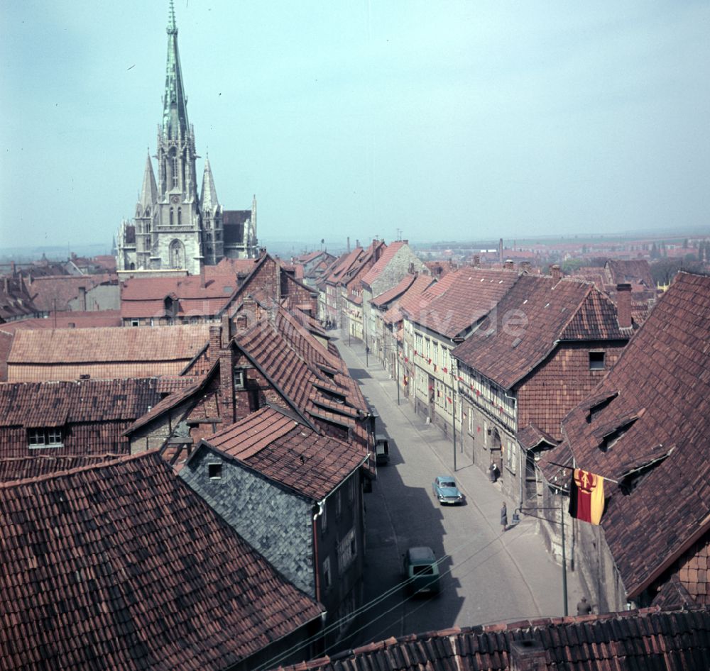 DDR-Fotoarchiv: Mühlhausen - Stadtansicht in Mühlhausen in Thüringen in der DDR