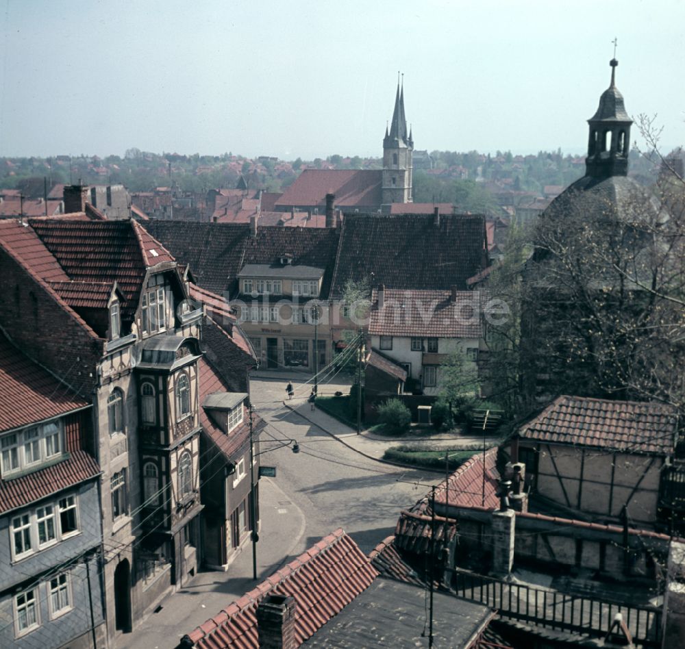 Mühlhausen: Straßenansicht in Mühlhausen in der DDR