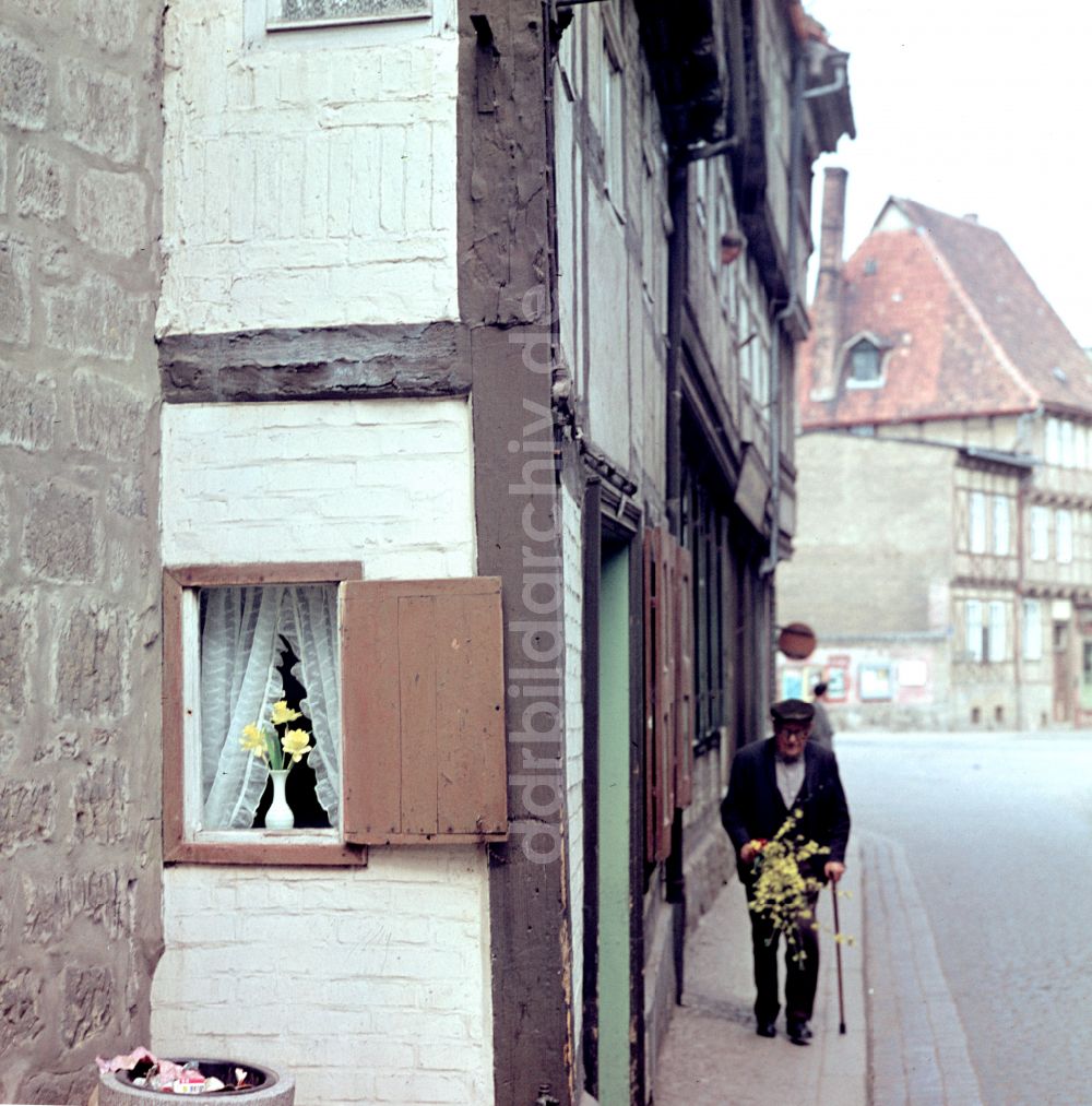 DDR-Bildarchiv: Mühlhausen - Straßenansicht in Mühlhausen in der DDR