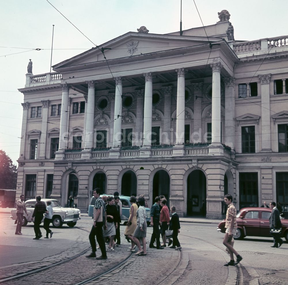 DDR-Fotoarchiv: Wroclaw - Breslau - Theaterhaus - Opernhaus in Wroclaw - Breslau in Polen