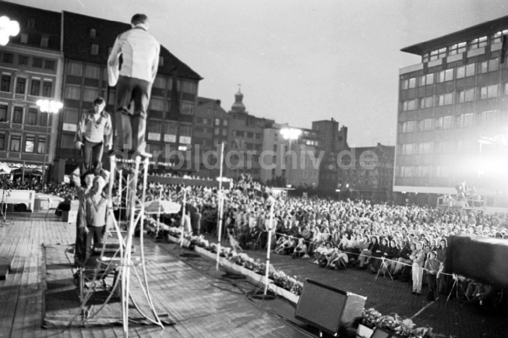 Leipzig: Turn- und Sportfest Spartakiade in Leipzig in Sachsen in der DDR