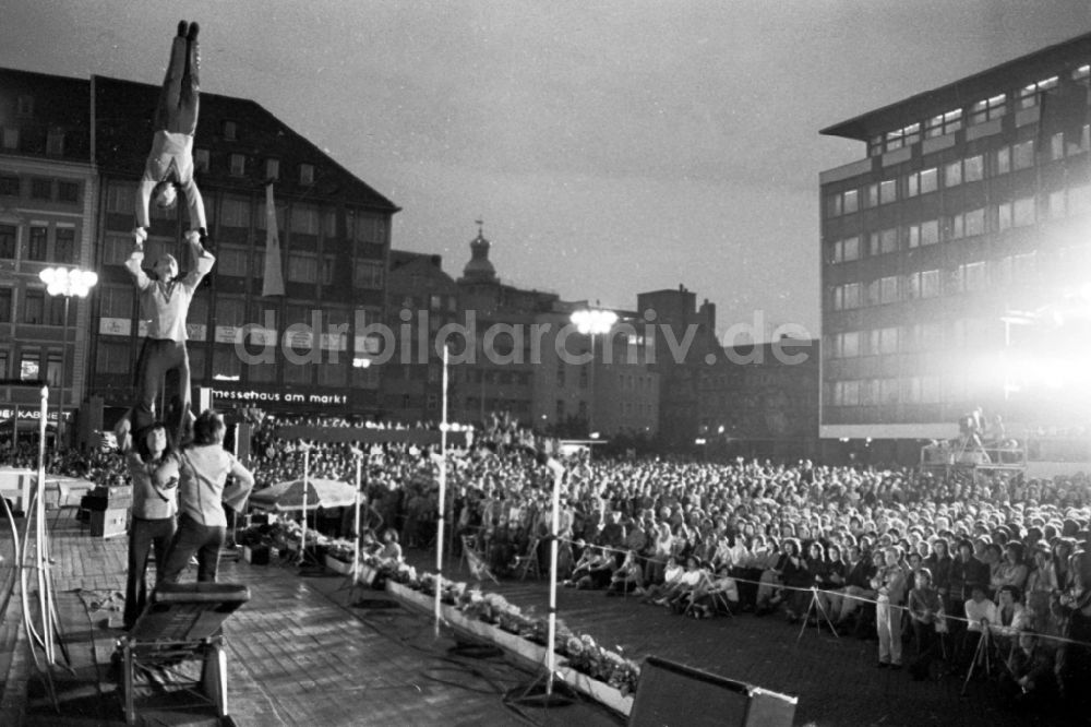 Leipzig: Turn- und Sportfest Spartakiade in Leipzig in Sachsen in der DDR