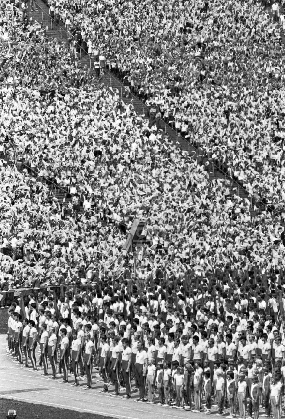 DDR-Bildarchiv: Leipzig - Turn- und Sportfest Spartakiade in Leipzig in Sachsen in der DDR