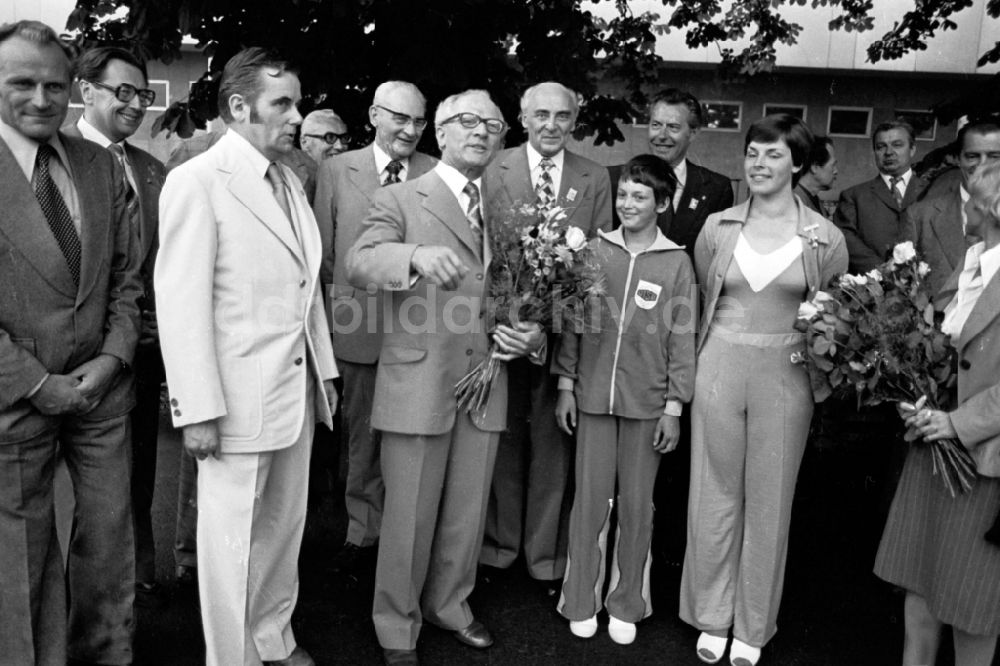 Leipzig: Turn- und Sportfest Spartakiade in Leipzig in Sachsen in der DDR