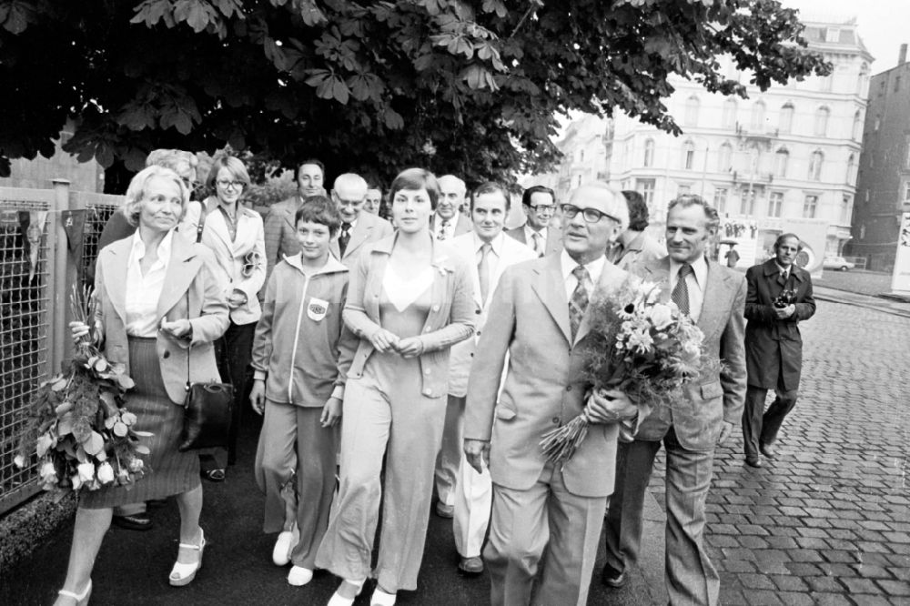 Leipzig: Turn- und Sportfest Spartakiade in Leipzig in Sachsen in der DDR