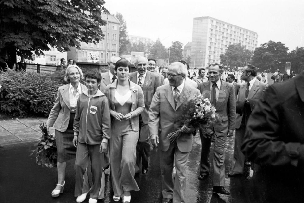 Leipzig: Turn- und Sportfest Spartakiade in Leipzig in Sachsen in der DDR