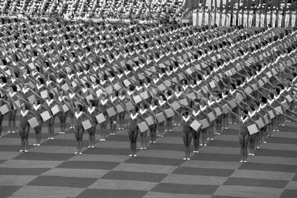 DDR-Fotoarchiv: Leipzig - Turn- und Sportfest Spartakiade in Leipzig in Sachsen in der DDR