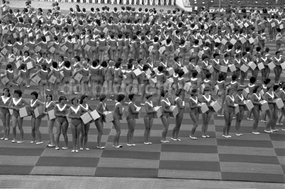 DDR-Bildarchiv: Leipzig - Turn- und Sportfest Spartakiade in Leipzig in Sachsen in der DDR